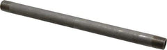 Merit Brass - Schedule 40, 3/8" Pipe x 10" Long, Grade 304/304L Stainless Steel Pipe Nipple - Welded & Threaded - Eagle Tool & Supply