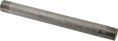 Merit Brass - Schedule 40, 3/4" Pipe x 10" Long, Grade 304/304L Stainless Steel Pipe Nipple - Welded & Threaded - Eagle Tool & Supply