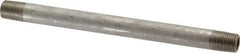 Merit Brass - Schedule 40, 1/8" Pipe x 5" Long, Grade 316/316L Stainless Steel Pipe Nipple - Welded & Threaded - Eagle Tool & Supply