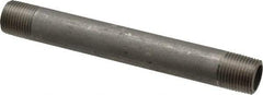 Merit Brass - Schedule 40, 3/8" Pipe x 5" Long, Grade 316/316L Stainless Steel Pipe Nipple - Welded & Threaded - Eagle Tool & Supply