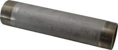 Merit Brass - Schedule 40, 2" Pipe x 10" Long, Grade 316/316L Stainless Steel Pipe Nipple - Welded & Threaded - Eagle Tool & Supply