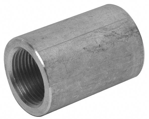 Merit Brass - 2" Grade 304/304L Stainless Steel Pipe Coupling - FNPT x FNPT End Connections, 3,000 psi - Eagle Tool & Supply