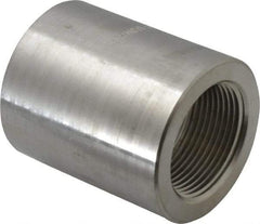 Merit Brass - 1-1/4" Grade 316/316L Stainless Steel Pipe Coupling - FNPT x FNPT End Connections, 3,000 psi - Eagle Tool & Supply