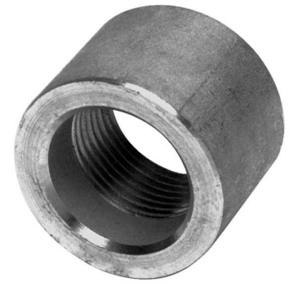 Merit Brass - 4" Grade 316 Stainless Steel Pipe Half Coupling - FNPT End Connections, 150 psi - Eagle Tool & Supply