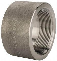 Merit Brass - 2" Grade 316/316L Stainless Steel Pipe Half Coupling - FNPT End Connections, 3,000 psi - Eagle Tool & Supply
