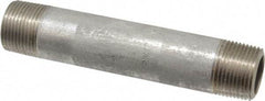 Merit Brass - Schedule 80, 3/4" Pipe x 5" Long, Grade 316/316L Stainless Steel Pipe Nipple - Seamless & Threaded - Eagle Tool & Supply