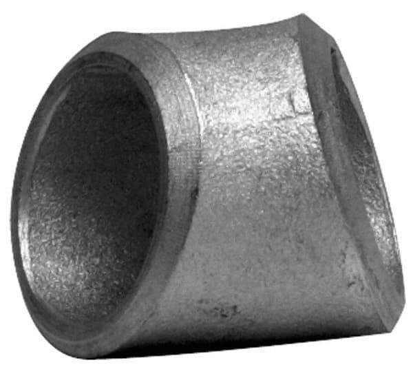 Merit Brass - 2-1/2" Grade 304L Stainless Steel Pipe 45° Long Radius Elbow - Butt Weld x Butt Weld End Connections - Eagle Tool & Supply