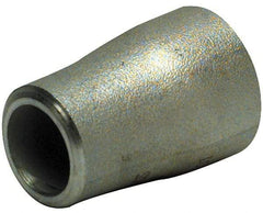 Merit Brass - 1 x 3/4" Grade 316L Stainless Steel Pipe Concentric Reducer - Butt Weld x Butt Weld End Connections - Eagle Tool & Supply