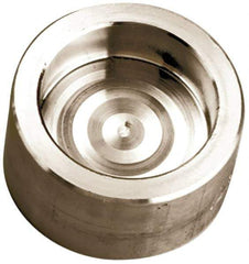 Merit Brass - 1/2" Grade 304 Stainless Steel Pipe End Cap - Socket Weld End Connections, 3,000 psi - Eagle Tool & Supply