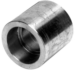 Merit Brass - 1-1/4" Grade 316 Stainless Steel Pipe Coupling - Socket Weld x Socket Weld End Connections, 3,000 psi - Eagle Tool & Supply