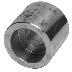 Merit Brass - 2" Grade 304 Stainless Steel Pipe Half Coupling - Socket Weld End Connections, 3,000 psi - Eagle Tool & Supply