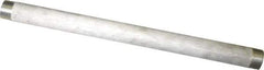 Merit Brass - Schedule 40, 1-1/2" Pipe x 24" Long, Grade 304/304L Stainless Steel Pipe Nipple - Welded & Threaded - Eagle Tool & Supply