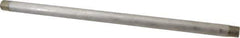 Merit Brass - Schedule 40, 1/2" Pipe x 18" Long, Grade 316/316L Stainless Steel Pipe Nipple - Welded & Threaded - Eagle Tool & Supply