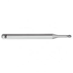 3/16" Dia. - 3-1/2" OAL - Carbide - Ball End HP End Mill-2 FL - Eagle Tool & Supply