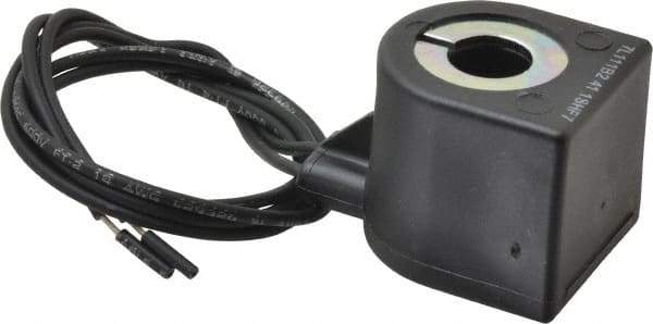 Parker - 24/60 Volt, 18 Coil Lead Length, Solenoid Coil - 10 Watt - Eagle Tool & Supply