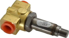 Parker - 1/4" Port, Brass Solenoid Valve - Closed, FKM Seal - Eagle Tool & Supply