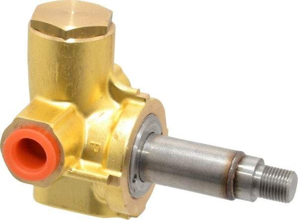 Parker - 1/4" Port, Brass Solenoid Valve - Closed, NBR Seal - Eagle Tool & Supply