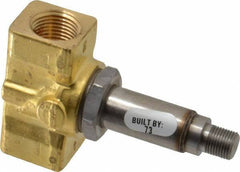 Parker - 3/8" Port, Brass Solenoid Valve - Closed, FKM Seal - Eagle Tool & Supply