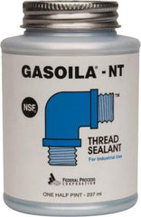 Federal Process - 8 oz Brush Top Can Dark Blue Federal Gasoila-NT - 400°F Max Working Temp - Eagle Tool & Supply