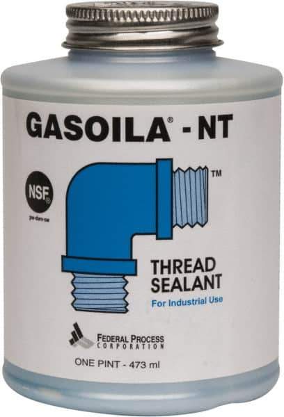 Federal Process - 1 Pt Brush Top Can Dark Blue Federal Gasoila-NT - 400°F Max Working Temp - Eagle Tool & Supply