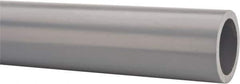 Made in USA - 1-1/2" Pipe, 60" Long CPVC Unthreaded Plastic Pipe Nipple - 470 Max psi, 1.476" ID x 1.9" OD, Schedule 80, Gray - Eagle Tool & Supply
