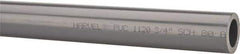 Made in USA - 3/4" Pipe, 60" Long PVC Unthreaded Plastic Pipe Nipple - 690 Max psi, 0.724" ID x 1.05" OD, Schedule 80, Gray - Eagle Tool & Supply
