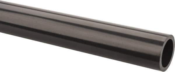Made in USA - 1-1/2" Pipe, 60" Long PVC Unthreaded Plastic Pipe Nipple - 470 Max psi, 1.476" ID x 1.9" OD, Schedule 80, Gray - Eagle Tool & Supply