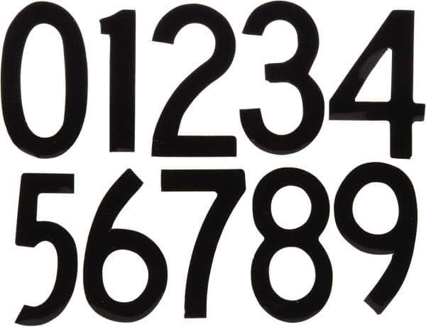 Made in USA - Letter Label - Legend: Num. Set, English, Black - Eagle Tool & Supply