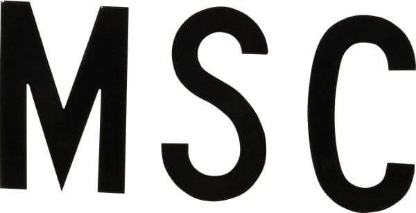 Made in USA - Letter Label - Legend: Complete Set, English, Black - Eagle Tool & Supply
