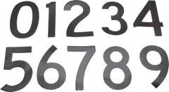 Made in USA - Letter Label - Legend: Number Set, English, Black - Eagle Tool & Supply