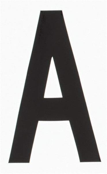 Made in USA - Letter Label - Legend: A, English, Black - Eagle Tool & Supply