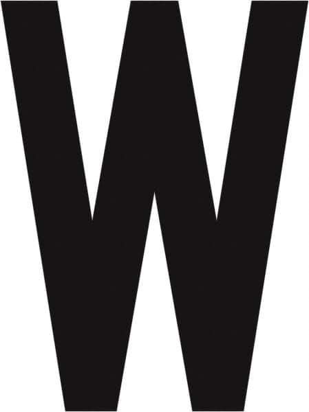 Made in USA - Letter Label - Legend: W, English, Black - Eagle Tool & Supply