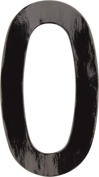 Made in USA - Number Label - Legend: 0, English, Black - Eagle Tool & Supply