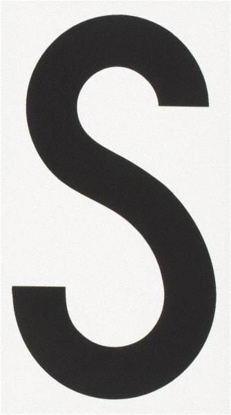Made in USA - Letter Label - Legend: S, English, Black - Eagle Tool & Supply
