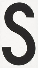 Made in USA - Letter Label - Legend: S, English, Black - Eagle Tool & Supply