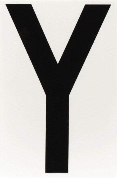 Made in USA - Letter Label - Legend: Y, English, Black - Eagle Tool & Supply