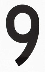Made in USA - Number Label - Legend: 9, English, Black - Eagle Tool & Supply