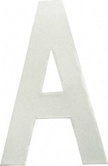 Made in USA - Letter Label - Legend: A, English, White - Eagle Tool & Supply