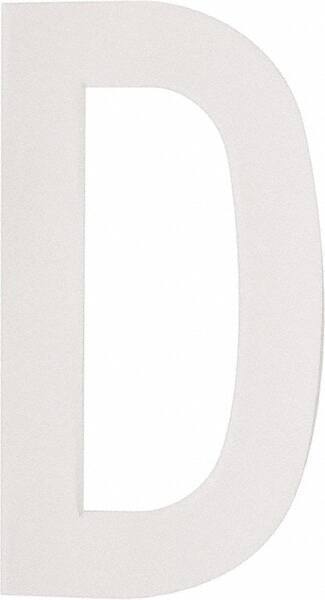 Made in USA - Letter Label - Legend: D, English, White - Eagle Tool & Supply