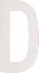 Made in USA - Letter Label - Legend: D, English, White - Eagle Tool & Supply