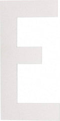 Made in USA - Letter Label - Legend: E, English, White - Eagle Tool & Supply