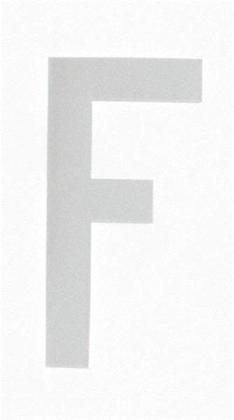 Made in USA - Letter Label - Legend: F, English, White - Eagle Tool & Supply