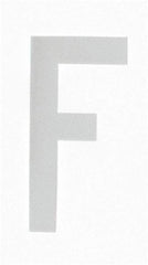 Made in USA - Letter Label - Legend: F, English, White - Eagle Tool & Supply