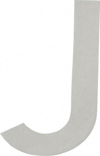 Made in USA - Letter Label - Legend: J, English, White - Eagle Tool & Supply