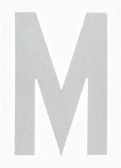 Made in USA - Letter Label - Legend: M, English, White - Eagle Tool & Supply