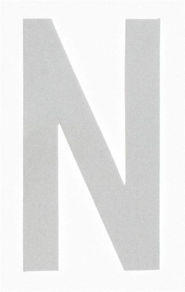 Made in USA - Letter Label - Legend: N, English, White - Eagle Tool & Supply