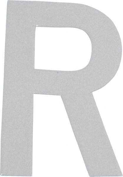 Made in USA - Letter Label - Legend: R, English, White - Eagle Tool & Supply