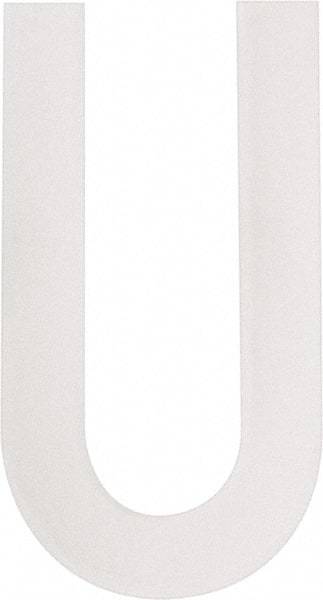 Made in USA - Letter Label - Legend: U, English, White - Eagle Tool & Supply