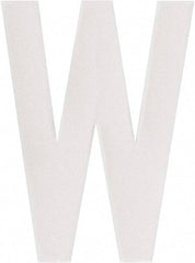Made in USA - Letter Label - Legend: W, English, White - Eagle Tool & Supply
