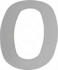 Made in USA - Number Label - Legend: 0, English, White - Eagle Tool & Supply